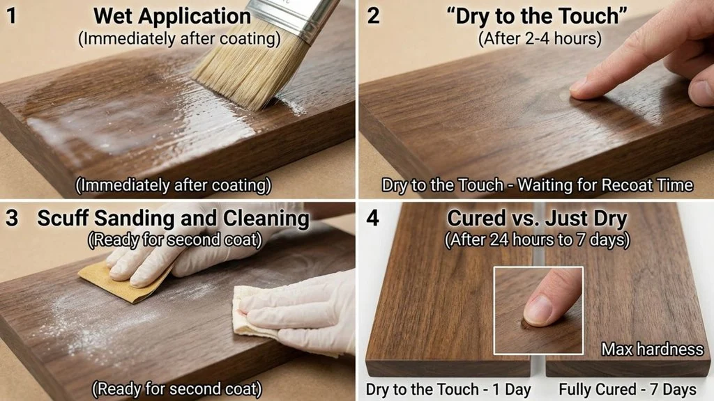 Drying and Curing Between Coats