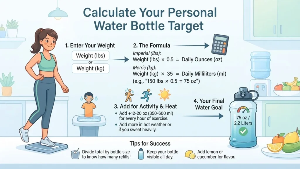 How to Calculate Your Personal Water Bottle Target