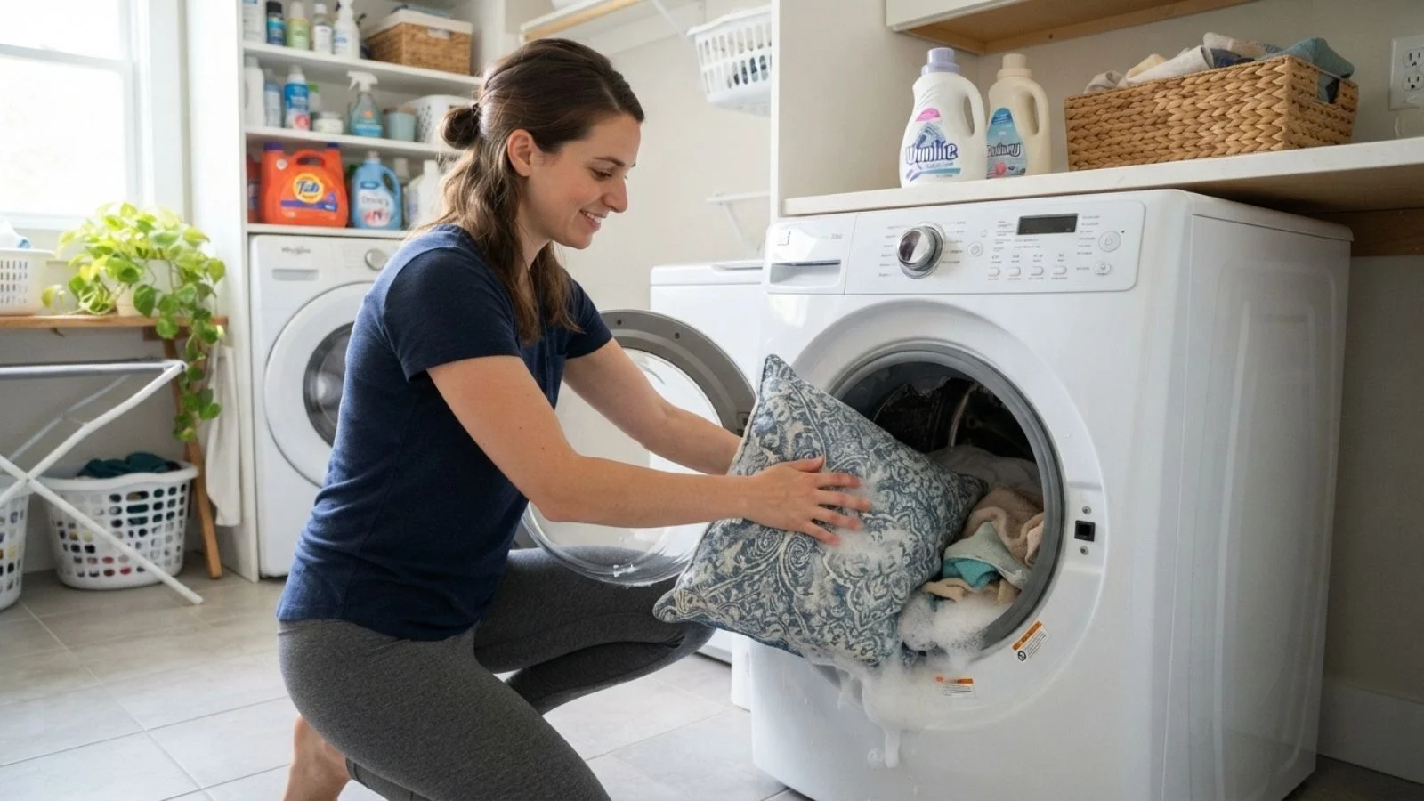 How to Wash Throw Pillows 