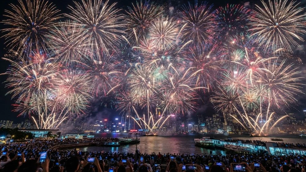 Multiple/Overlapping Fireworks