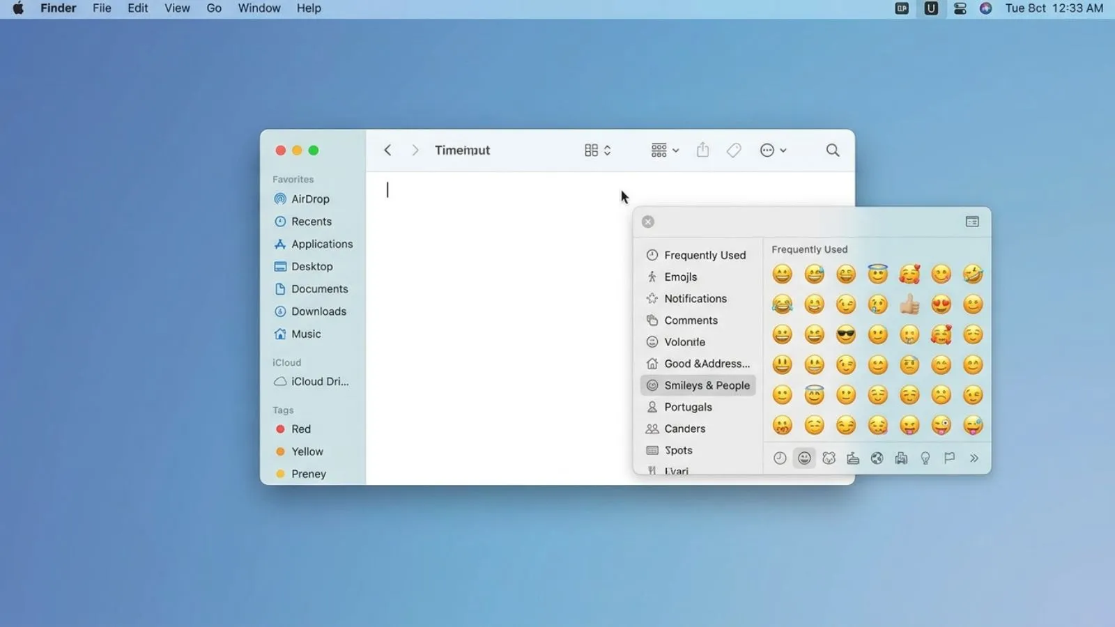 Open Emoji Keyboard Mac