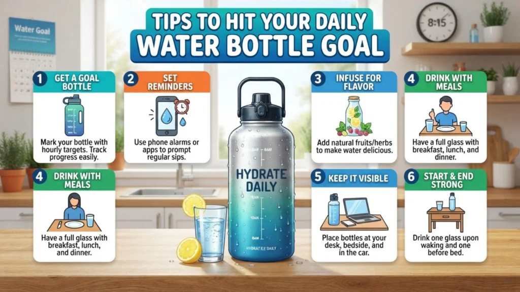 Tips to Hit Your Daily Water Bottle Goal