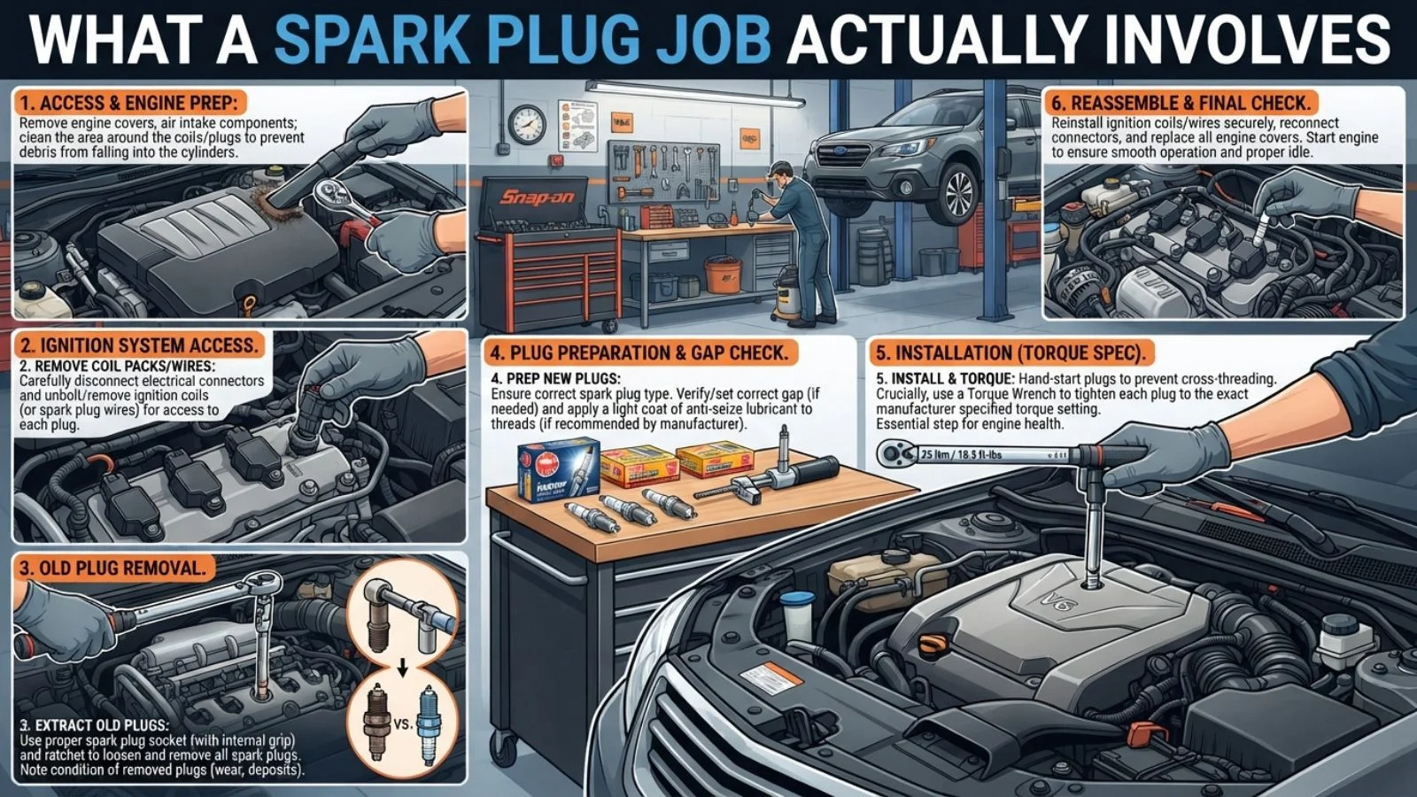 What a Spark Plug Job Actually Involves