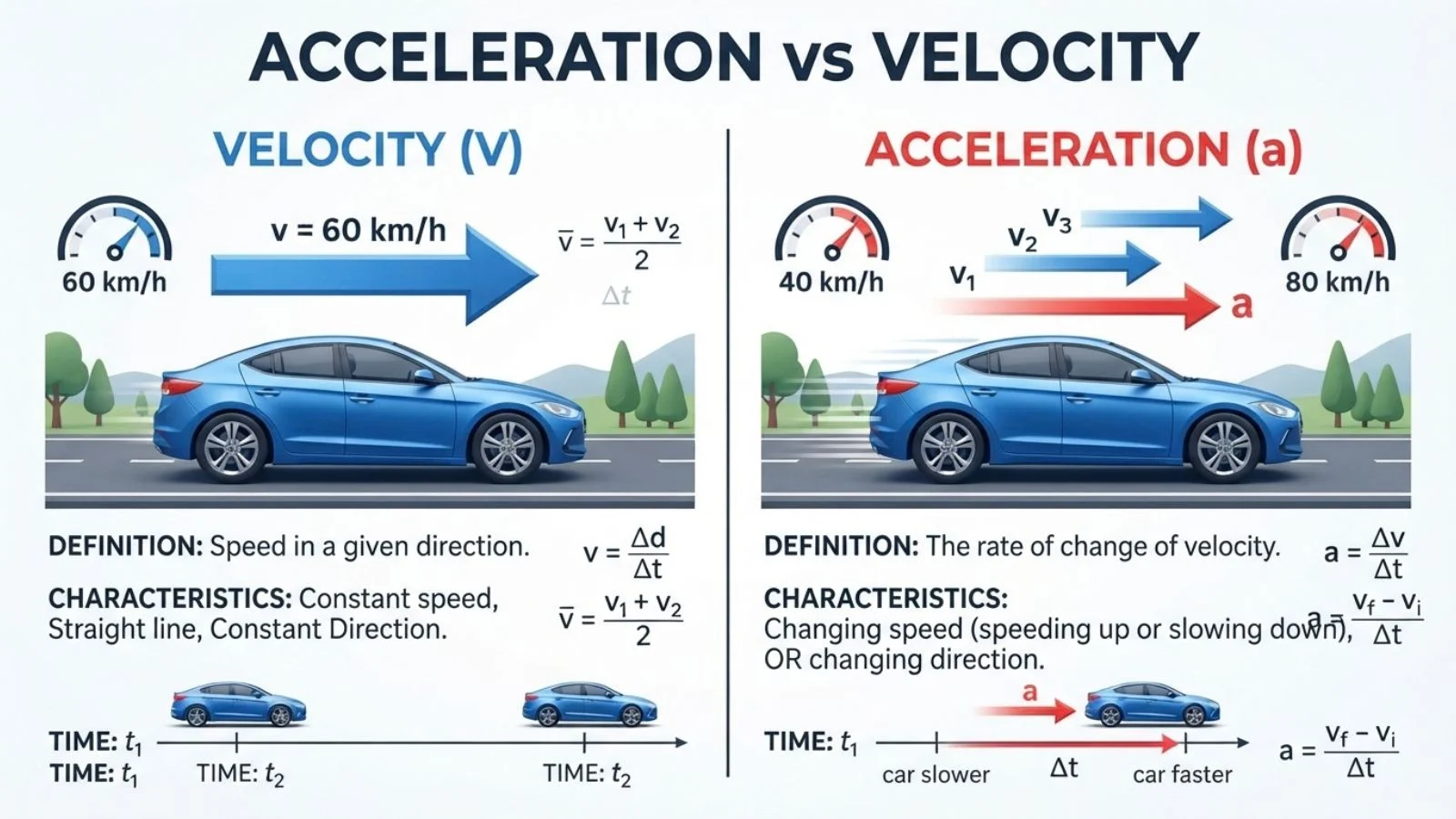 Acceleration vs Velocity