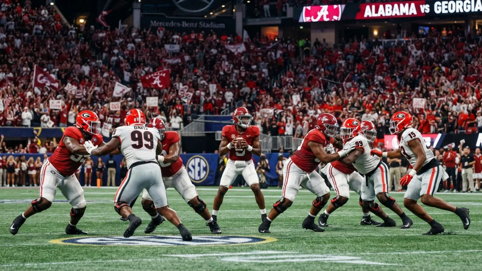 Alabama vs Georgia 