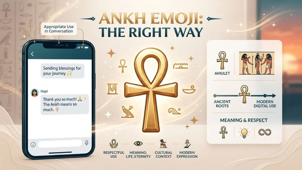  Ankh Emoji the Right Way