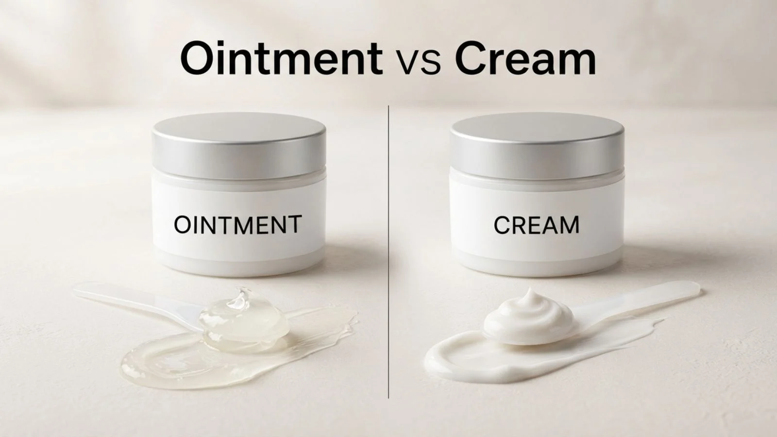 Ointment vs Cream