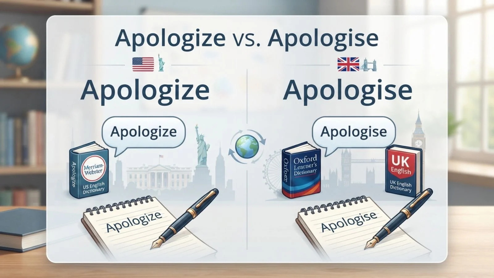 Apologize vs. Apologise