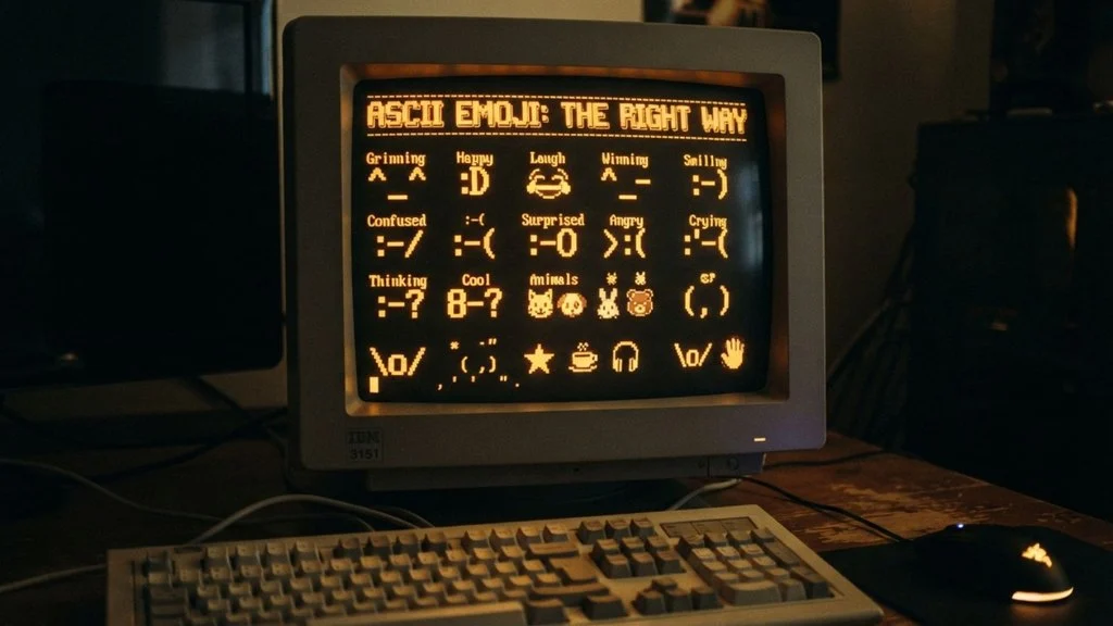 Ascii Emoji the Right Way