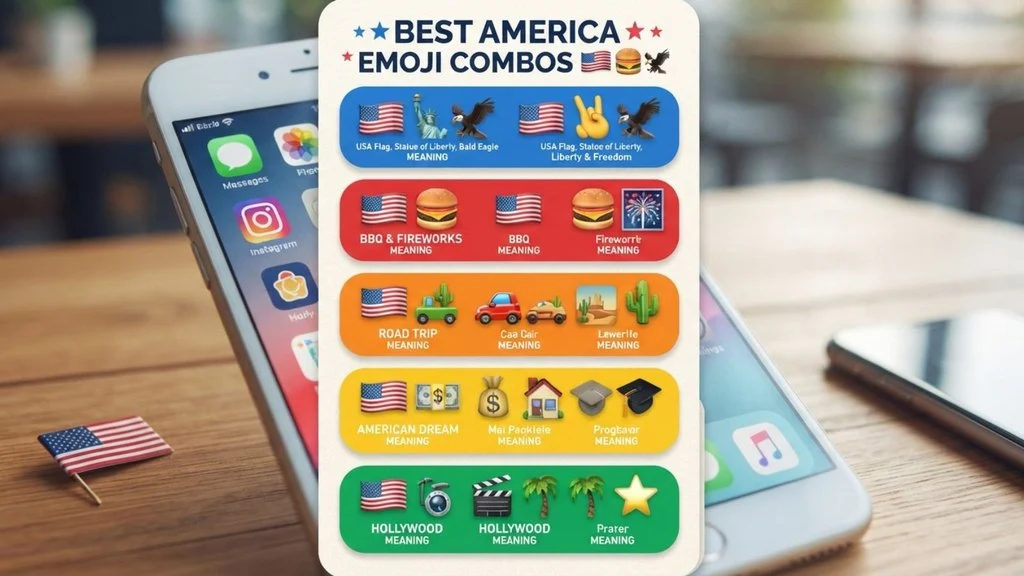 Best America Emoji Combos Copy & Paste