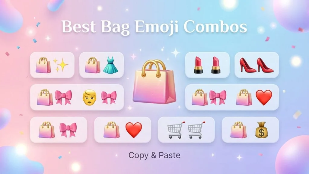 Best Bag Emoji Combos Copy & Paste
