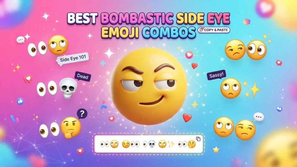 Best Bombastic Side Eye Emoji Combos Copy & Paste
