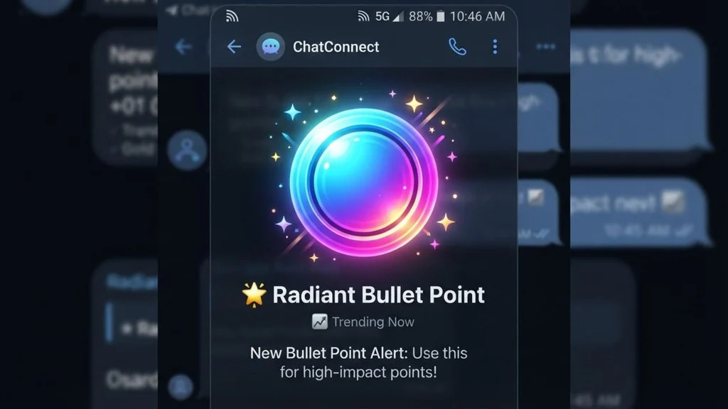 Trending Bullet Point Emoji in 2026