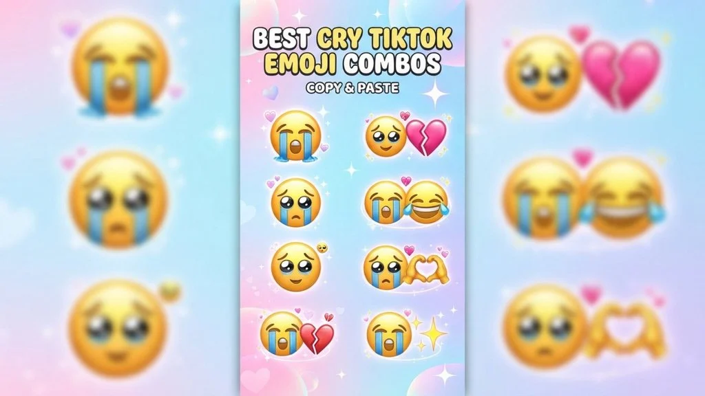 Best Cry Tiktok Emoji Combos Copy & Paste