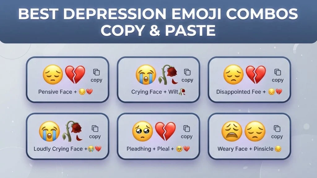 Best Depression Emoji Combos Copy & Paste