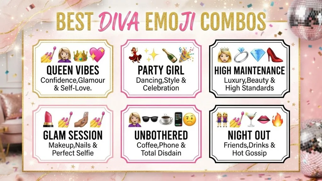 Best Diva Emoji Combos Copy & Paste