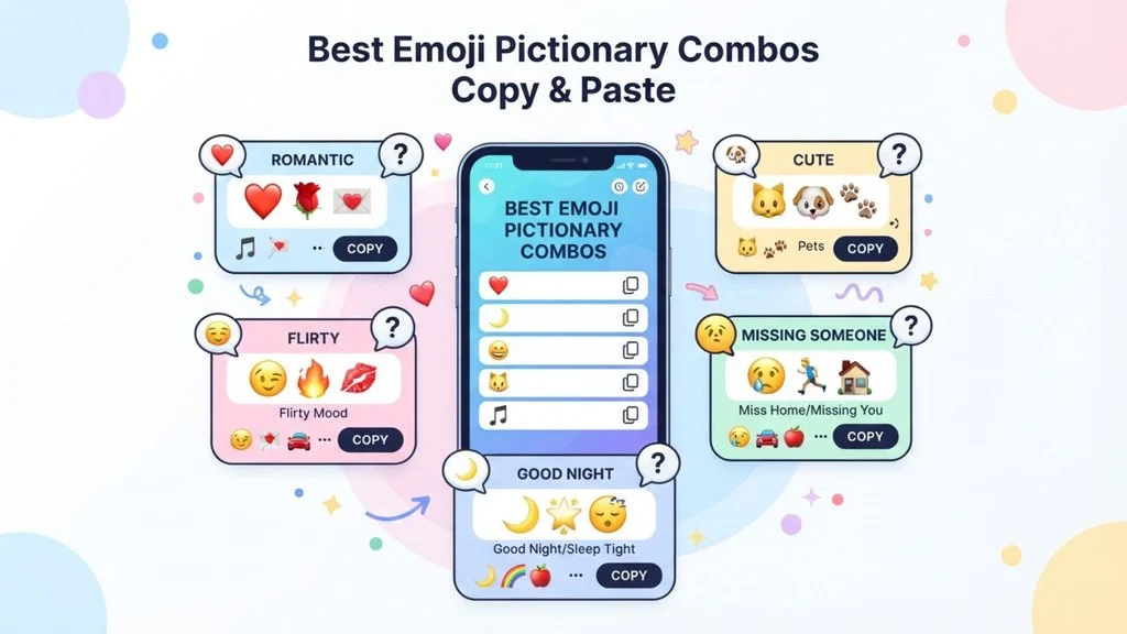 Best Emoji Pictionary Combos Copy & Paste