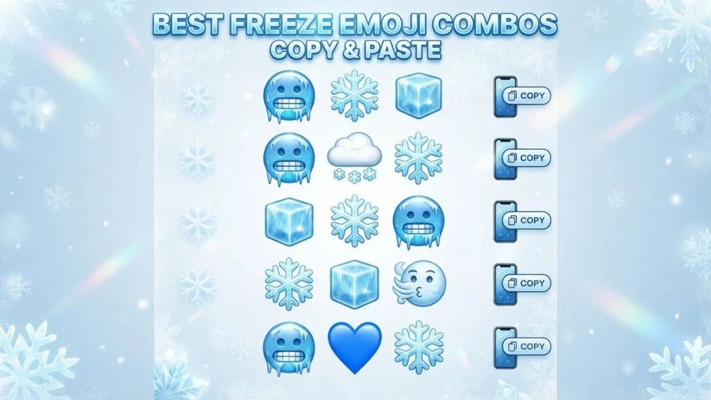 Best Freeze Emoji Combos Copy & Paste
