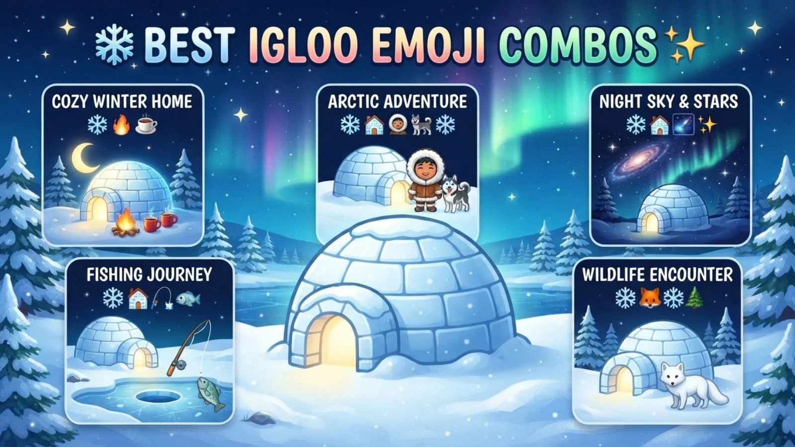 Best Igloo Emoji Combos Copy & Paste