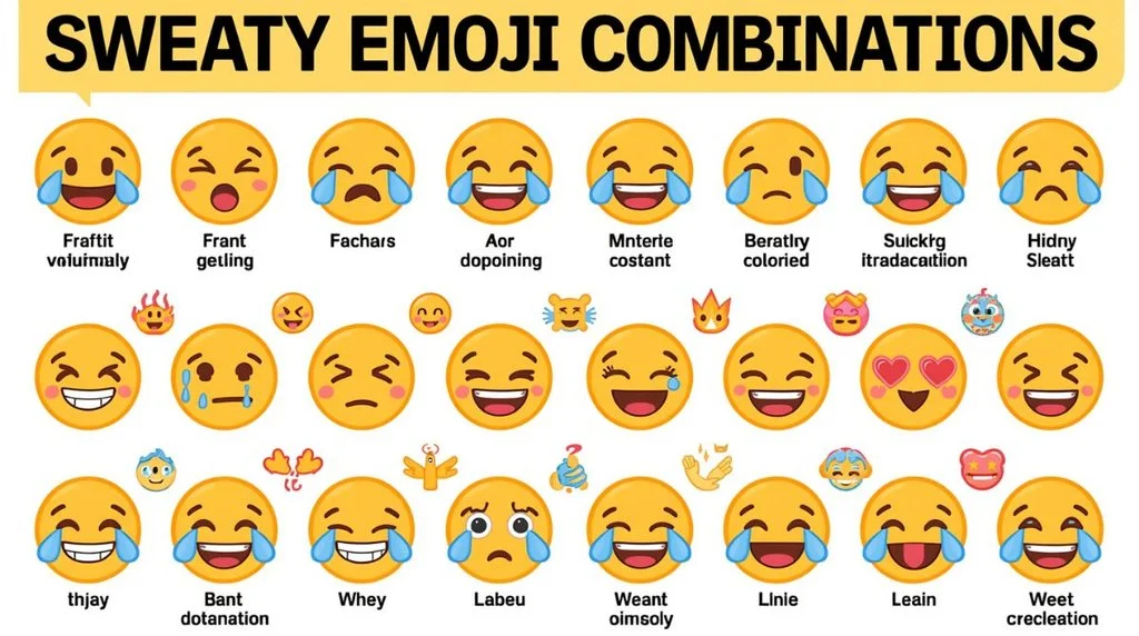 Best Sweaty Emoji Combos Copy & Paste