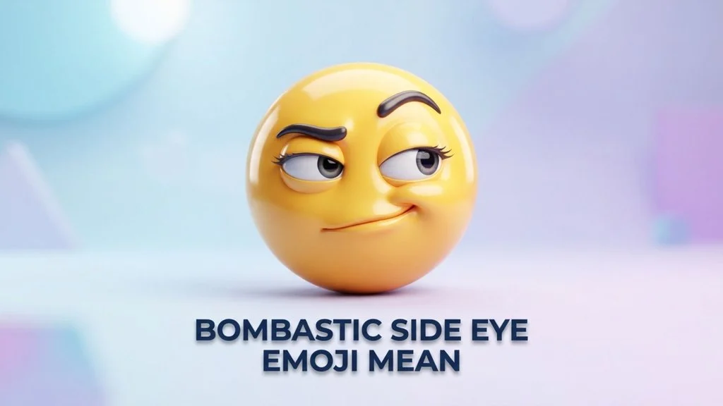 Bombastic Side Eye Emoji Mean