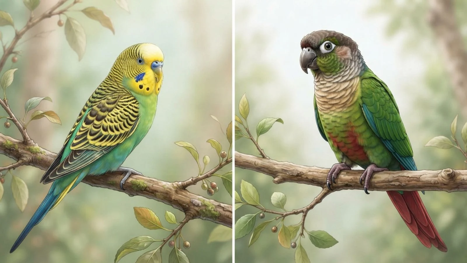 Budgie vs Parakee