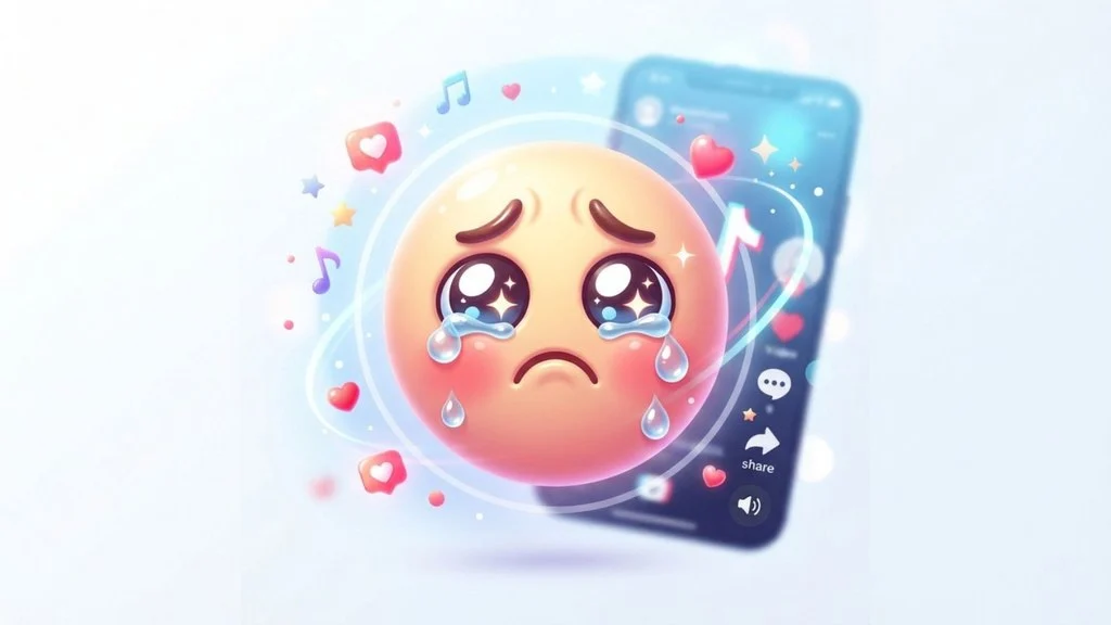 Cry Tiktok Emoji Mean