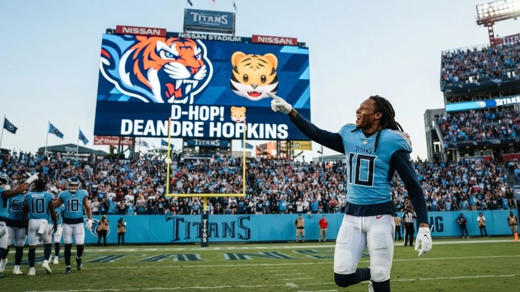 Deandre Hopkins Tiger Emoji the Right Way