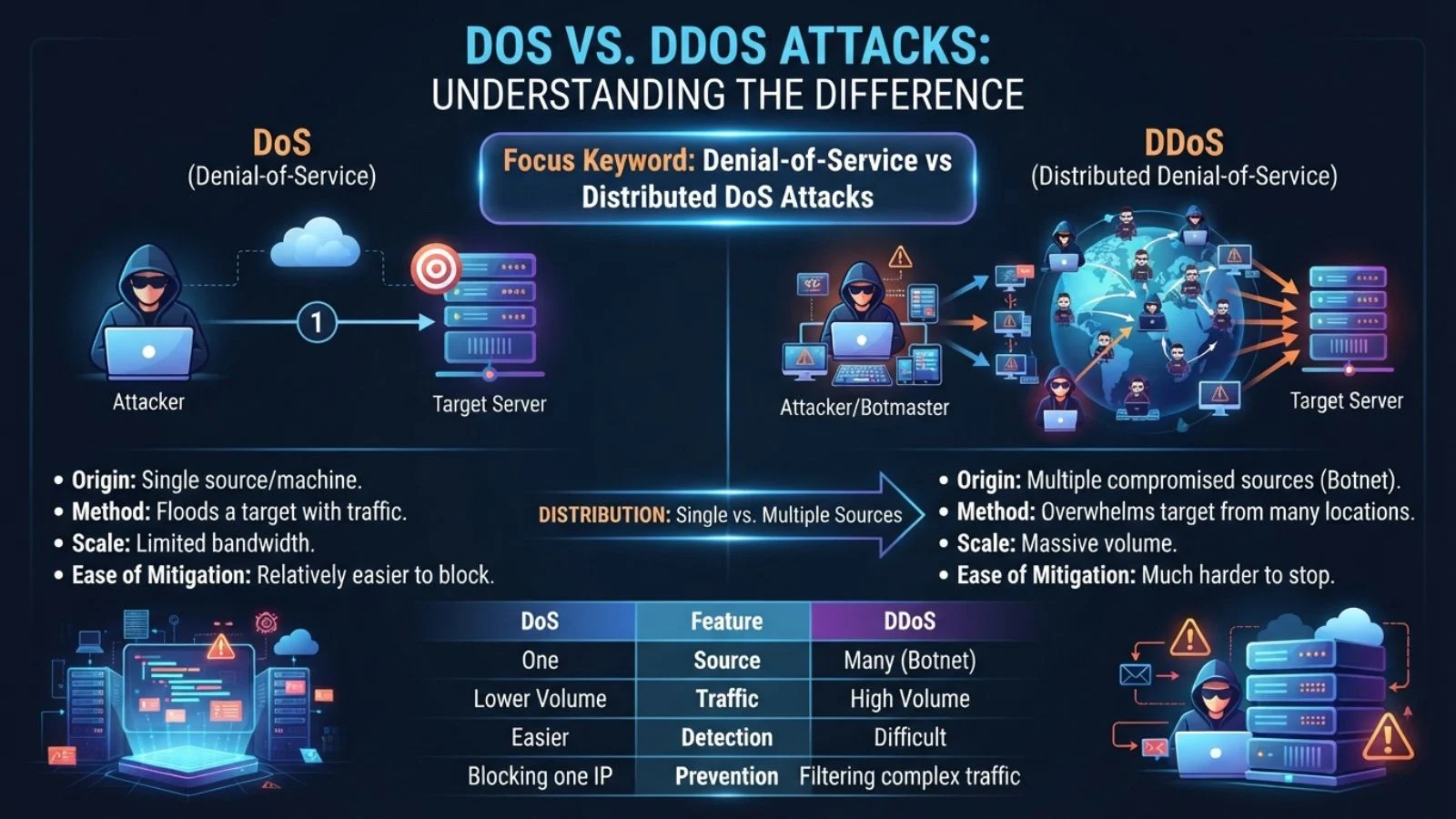 Dos vs. Ddos 