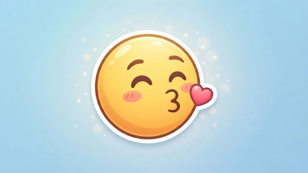 Emoji Kiss the Right Way