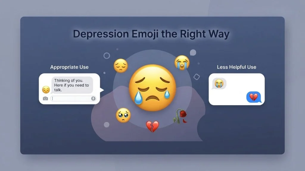 Depression Emoji the Right Way