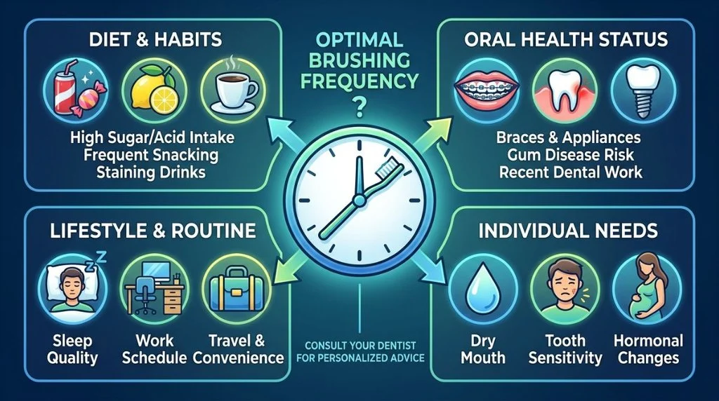 Factors That Affect How Often You Should Brush