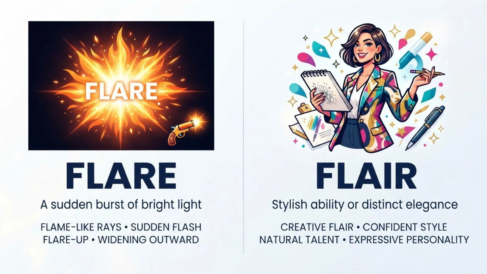 Flare vs Flair
