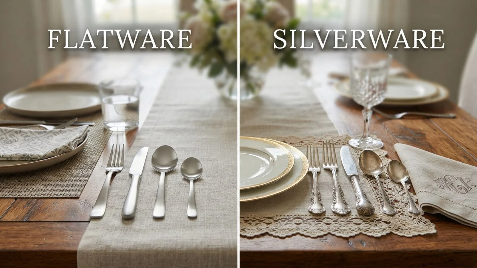 Flatware vs Silverware