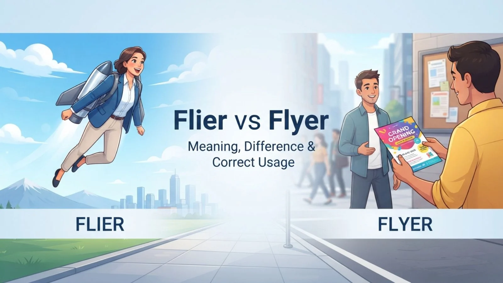 Flier vs Flyer Meaning 
