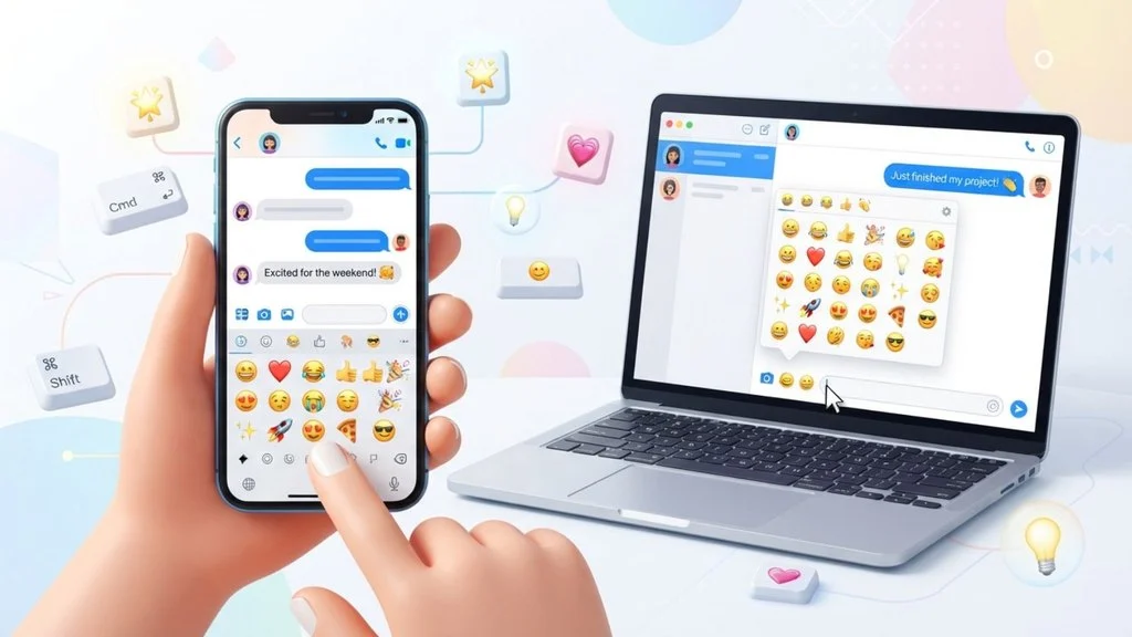 How to Bring Up Emoji Keyboard" Mean