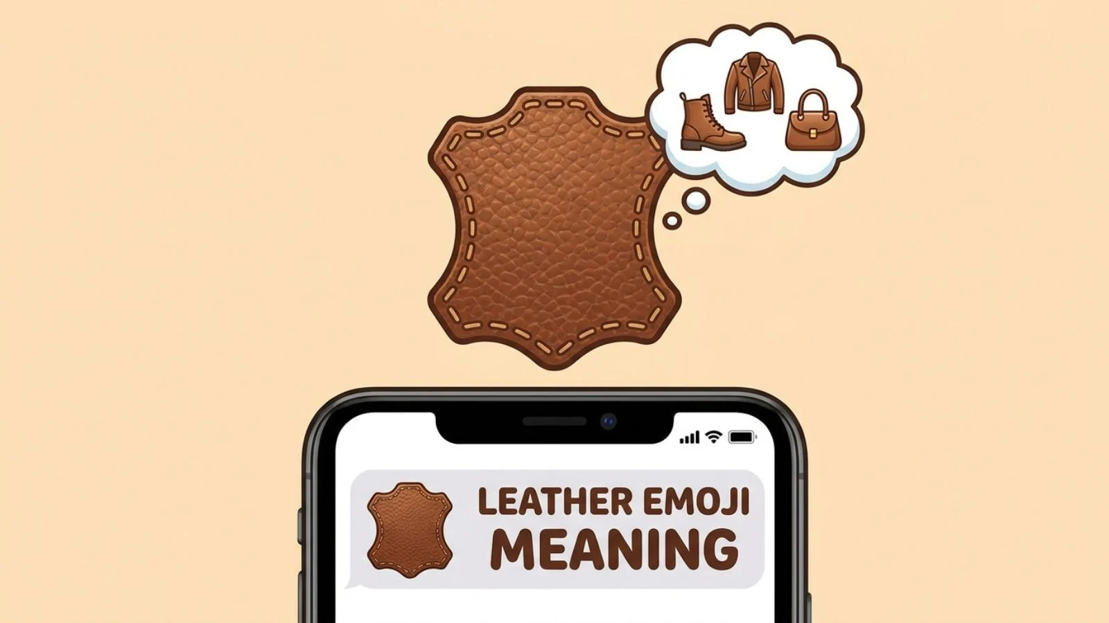 Leather Emoji Meaning
