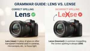 Lens vs. Lense