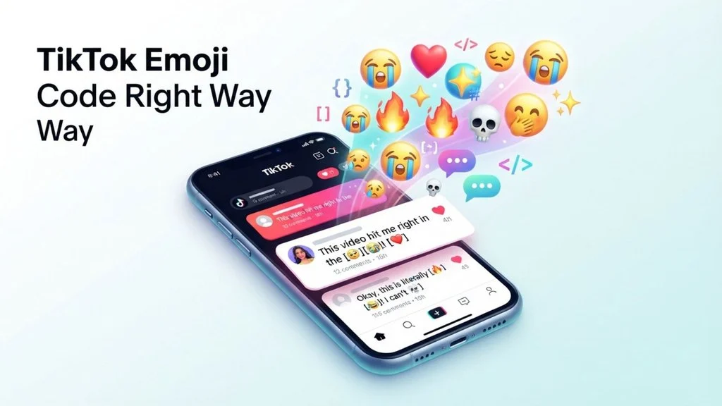TikTok Emoji Code the Right Way