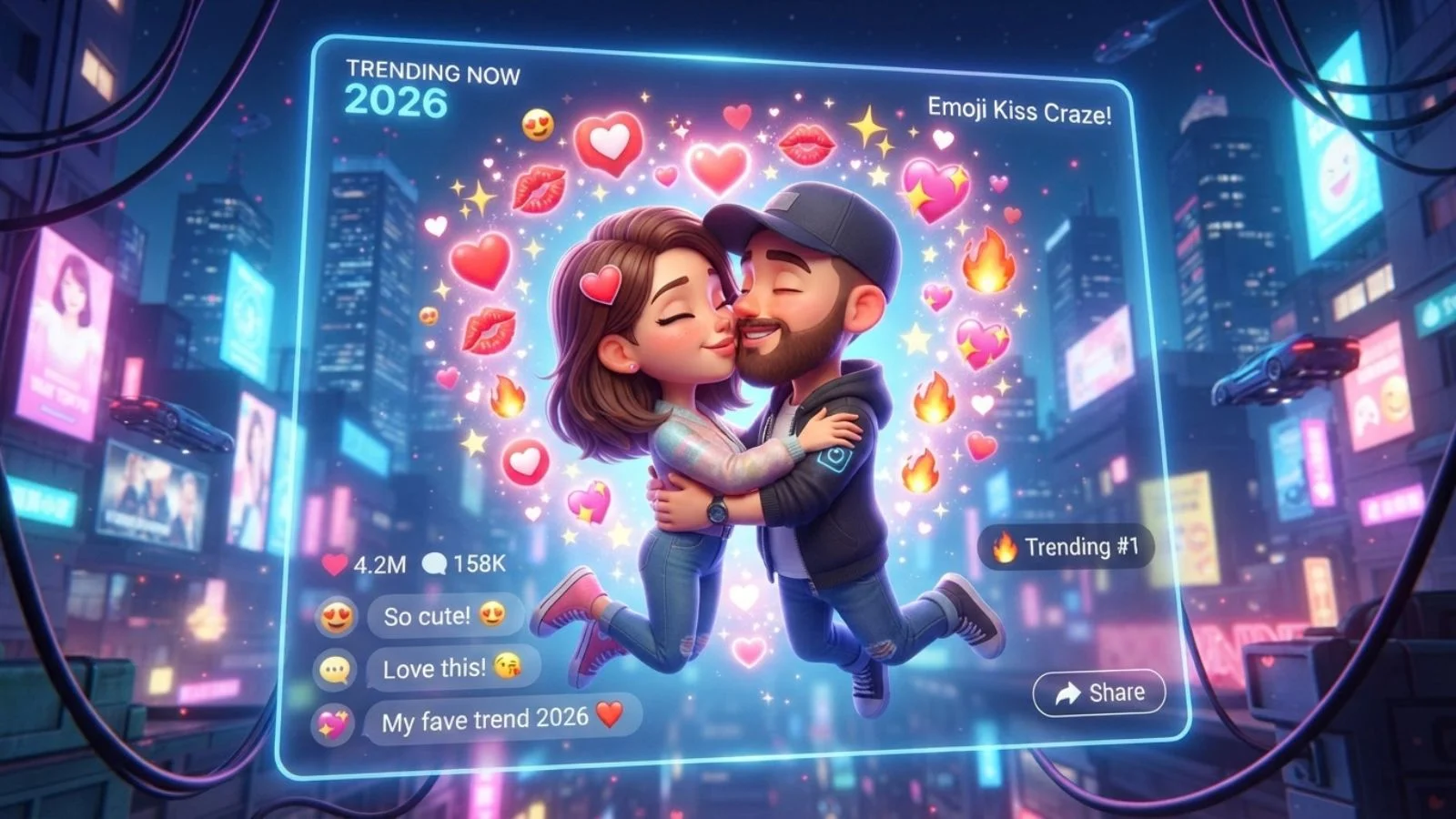 Trending Emoji Kiss in 2026
