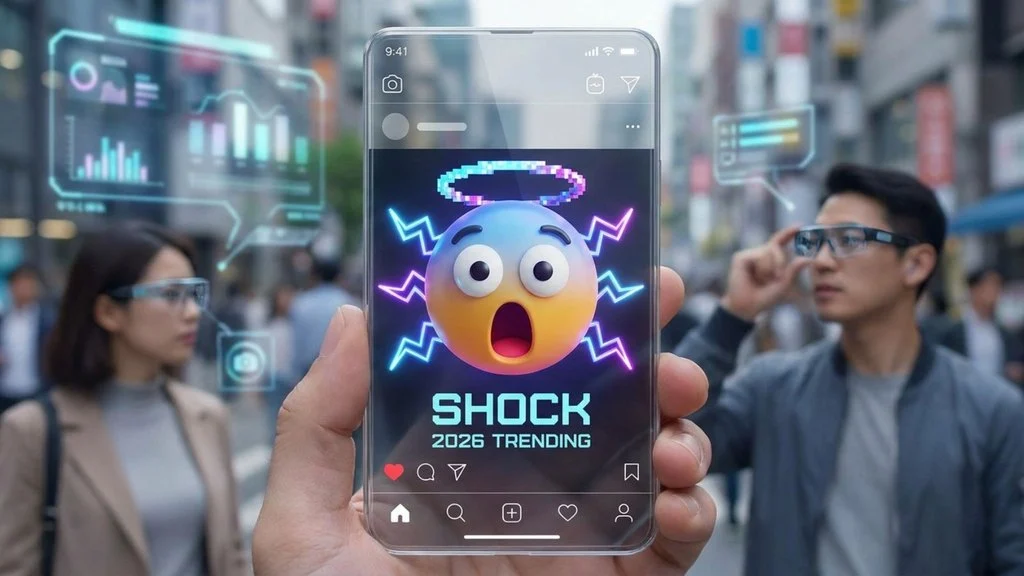 Trending Shock Tiktok Emoji in 2026