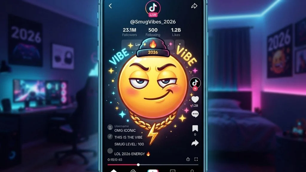 Trending TikTok Smug Emoji in 2026