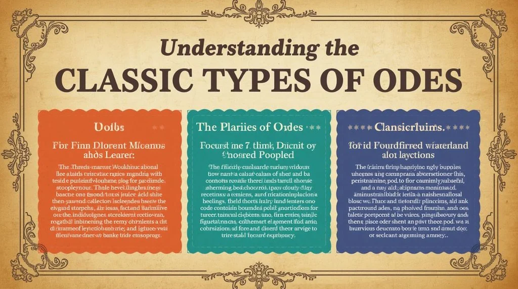 Understanding the Three Classic Types of Odes