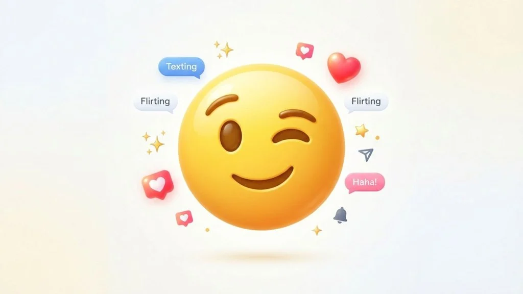 Wink Face Emoji Mean
