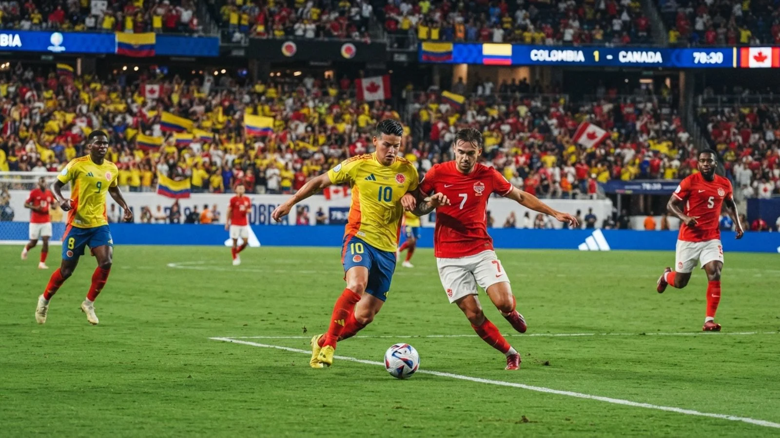 Colombia vs Canada
