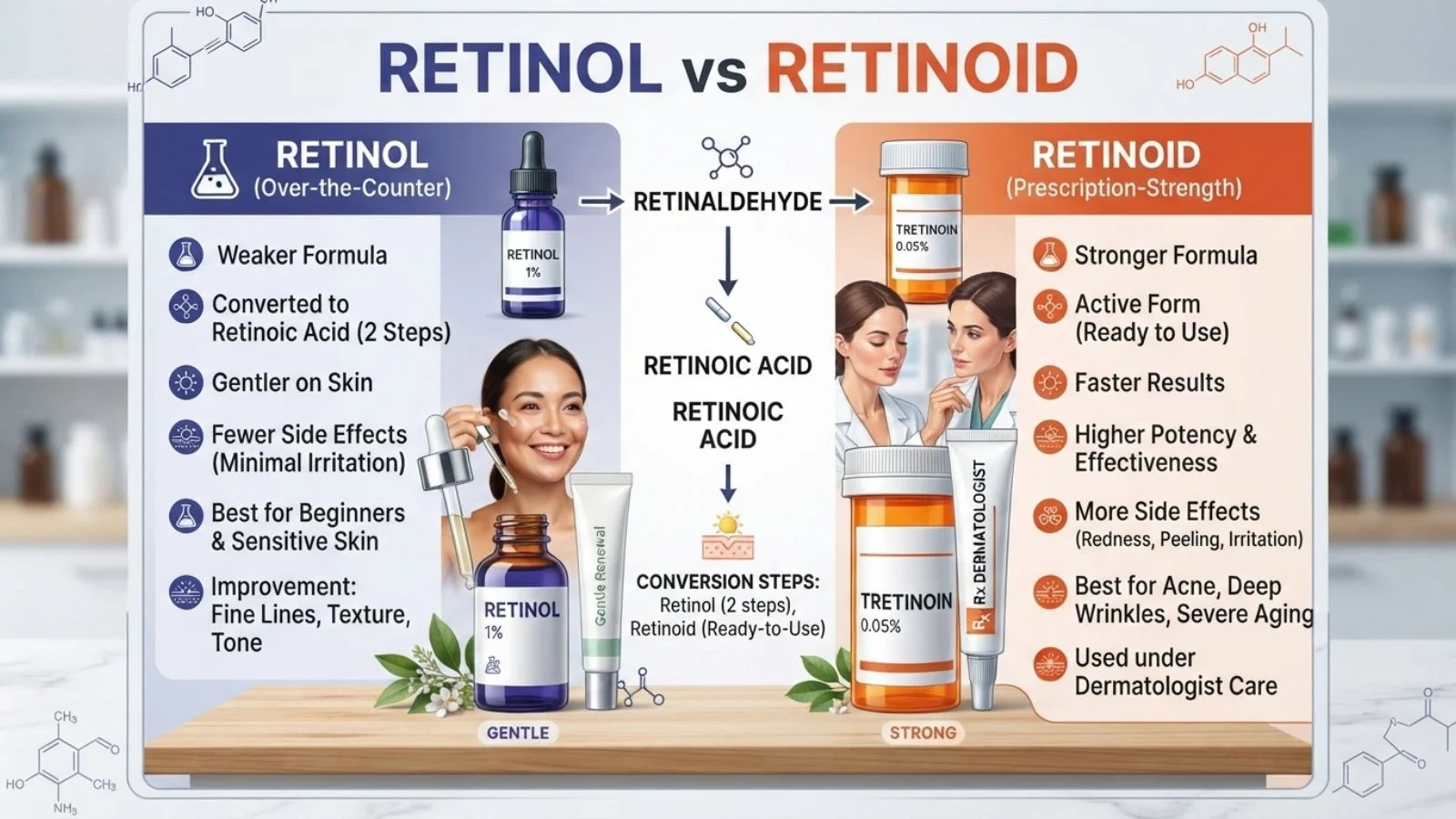 Retinol vs Retinoid